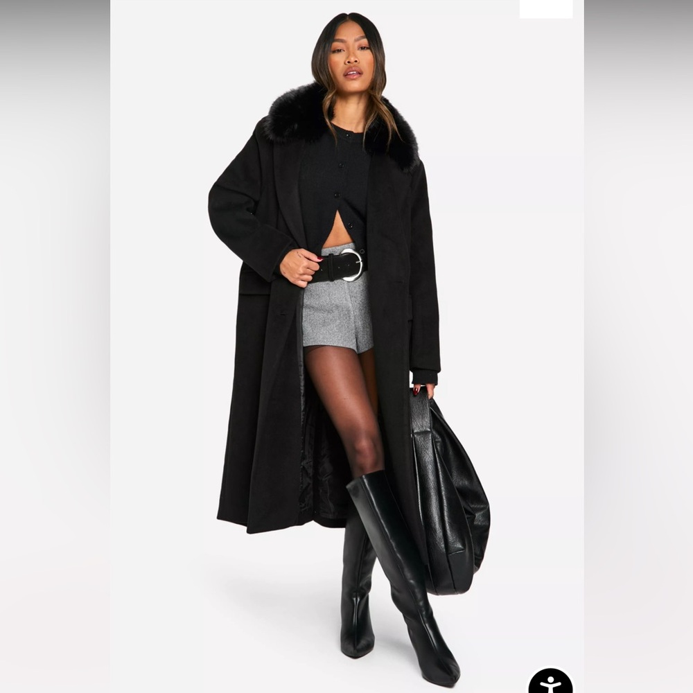 Elegant Black Women's Coat
